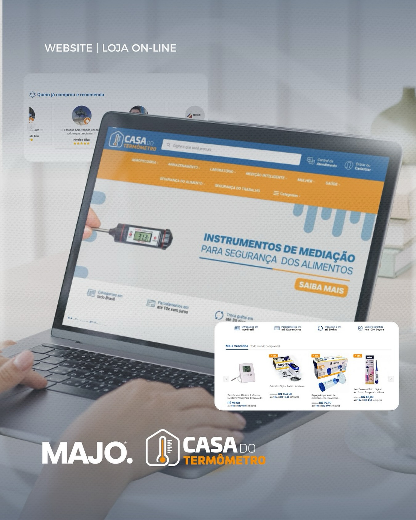 Loja online Casa do Termômetro